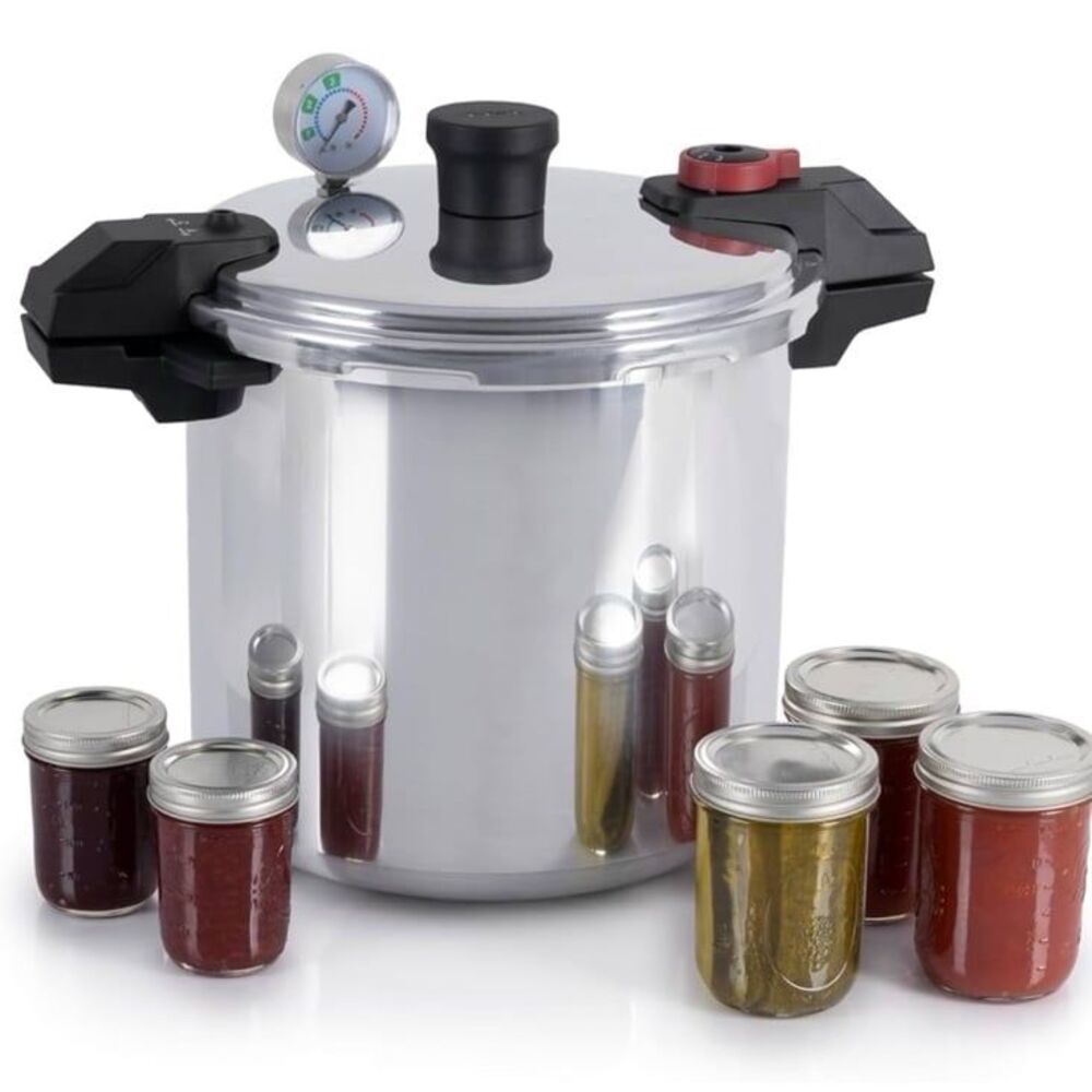 T-fal Aluminum 22 Quart Pressure Cooker Brand New